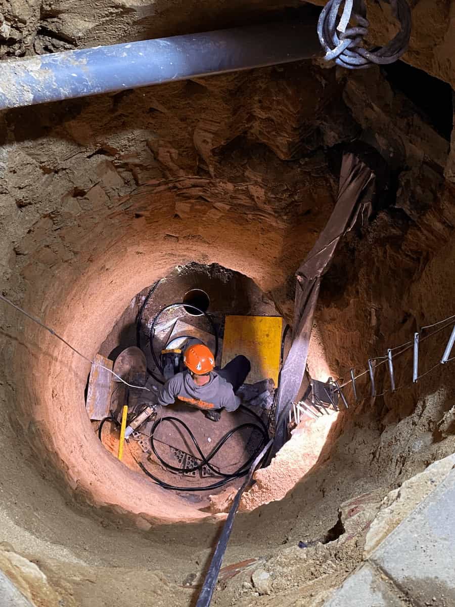 Reconstrucción de pozo en Rosales